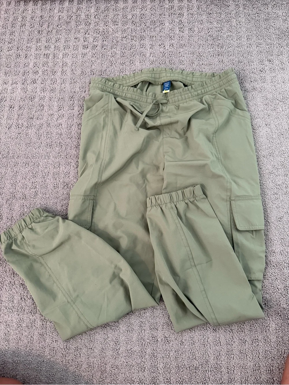 Old Navy Olive Green Cargo Jogger Pants - Kids